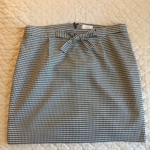 Black and white skirt